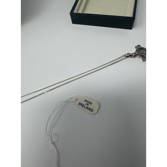 Celctic Cross And Chain 925 Made In Ireland - Picture 8 of 9